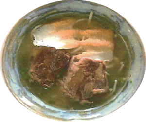 とろとろに煮込んだ軟骨そば
