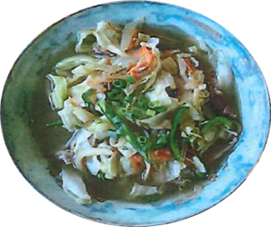 野菜たっぷり 野菜そば